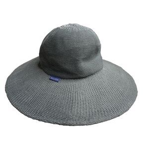 Wallaroo Hat Company Victoria Diva Floppy Sun Hat Light Blue Womens Packable